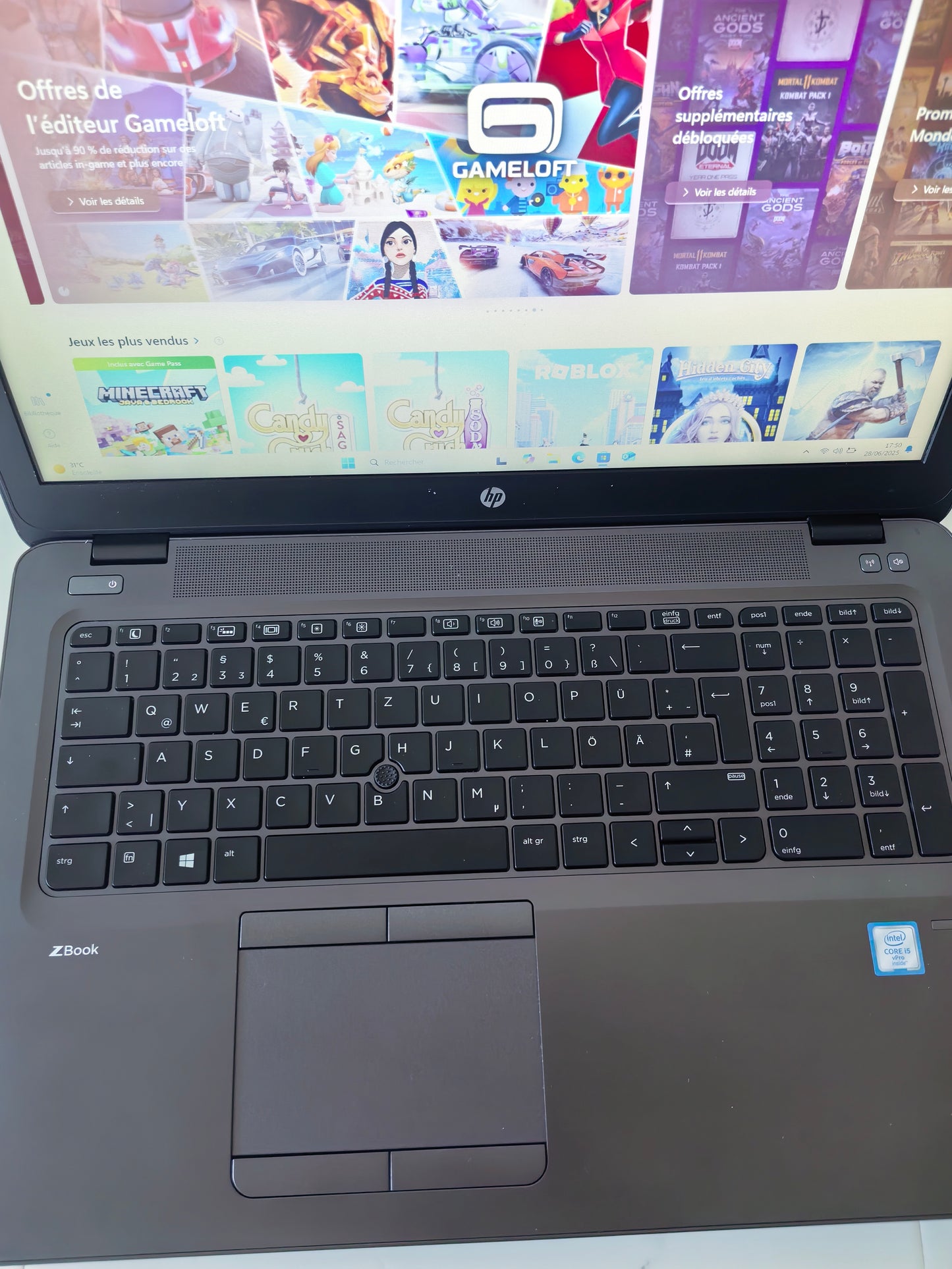 HP ZBOOK 15U G3